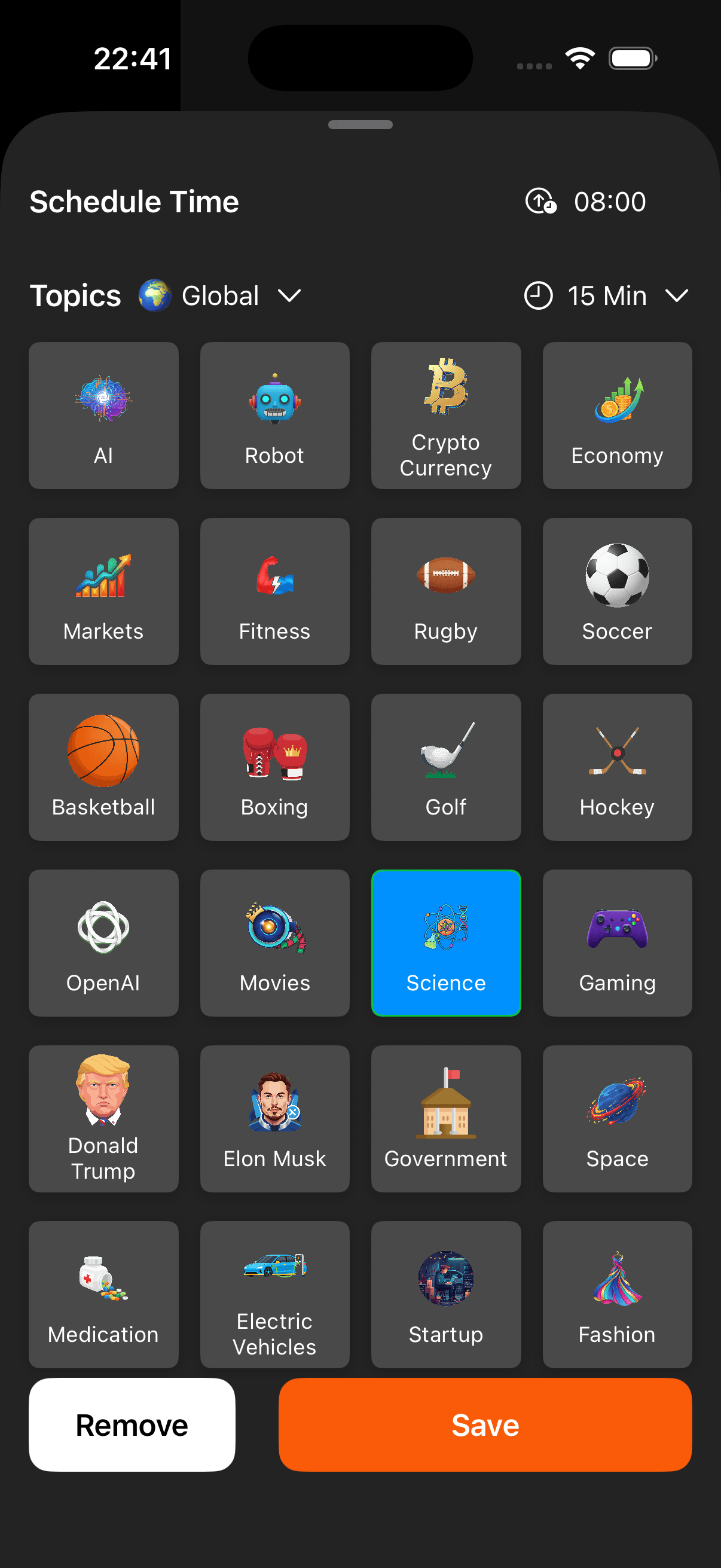 Custom Language Interface